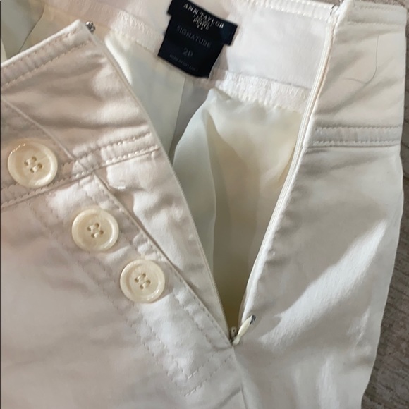 Ann Taylor 2P Winter White Pants - Picture 3 of 5